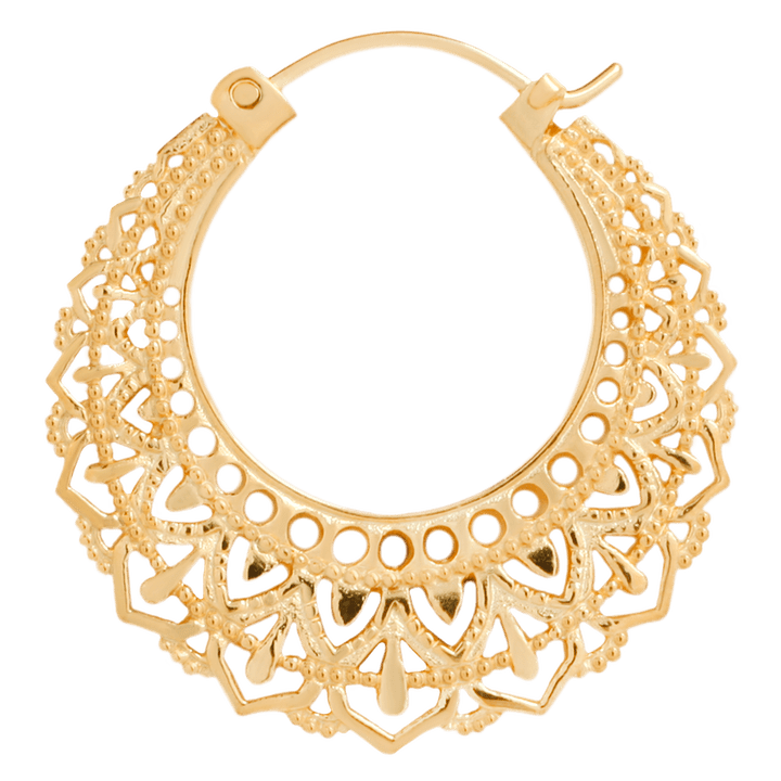 Maya Jewelry Manu_YG Earrings Yellow Gold Professional Body Jewlery