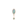 Bright Natural Opal Piercing Jewelry
