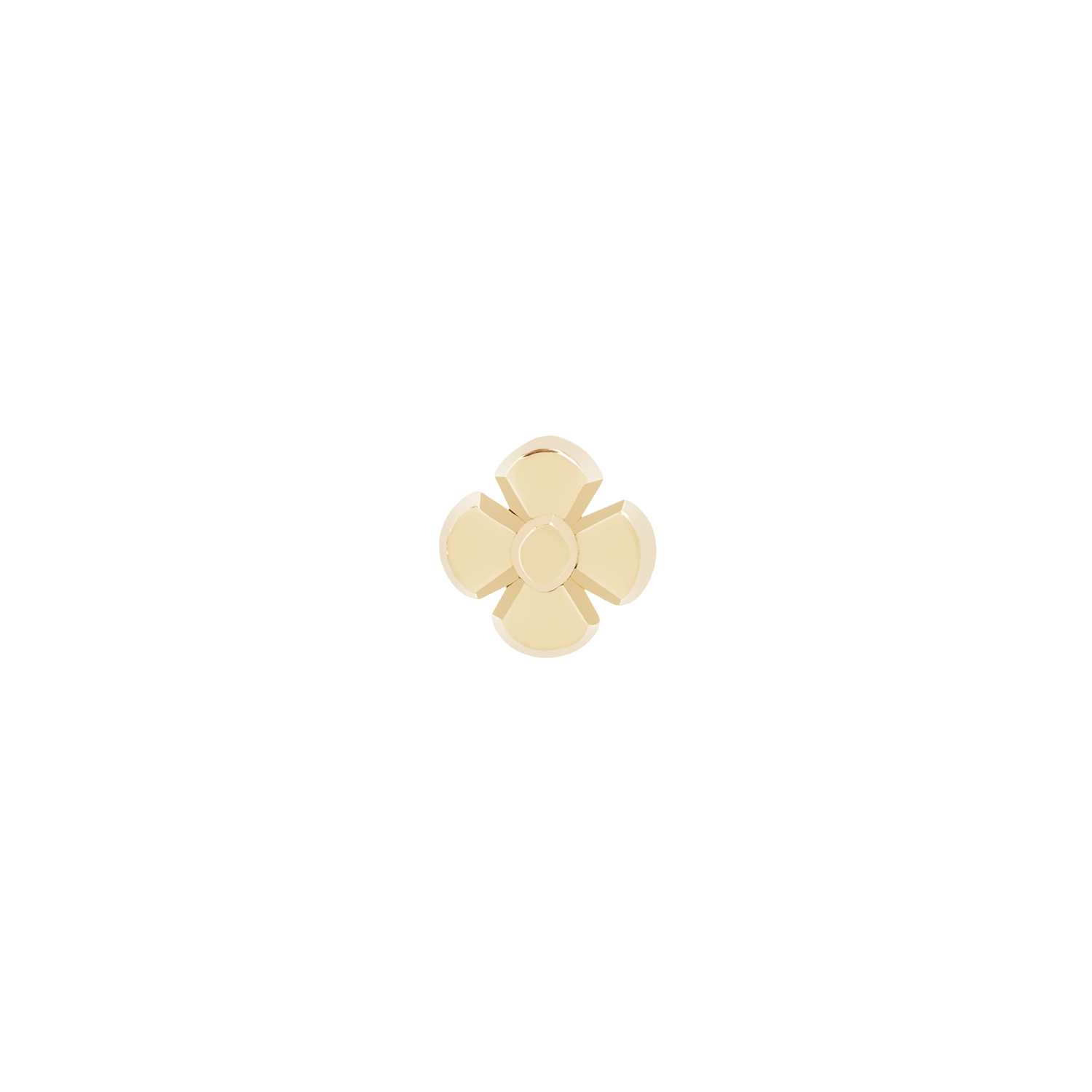 Petite floral earring for piercings