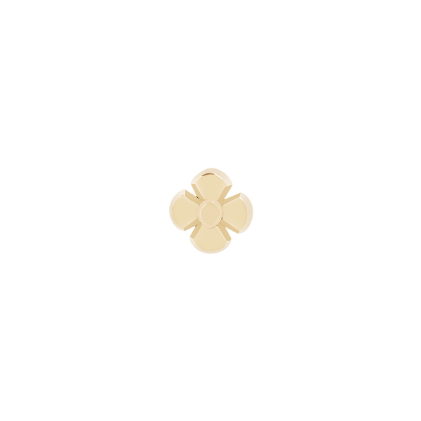 Petite floral earring for piercings
