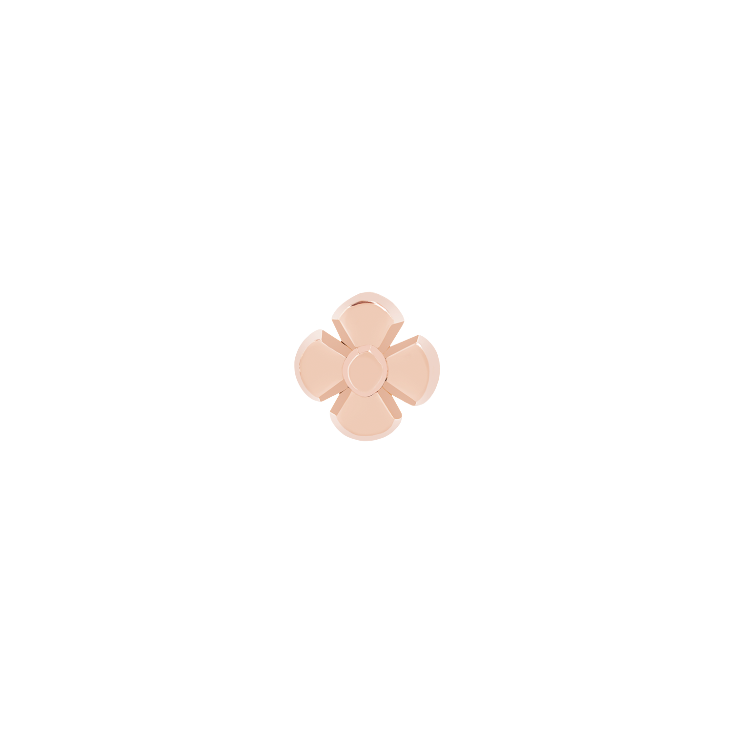Flatback stud flower earring simple