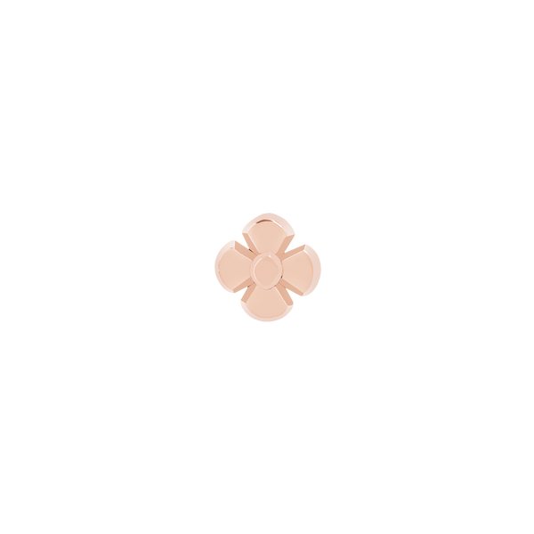 Flatback stud flower earring simple
