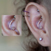 Blood Moon ear curation by PiercingsByTrinity at AVApiercing