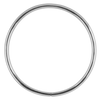 Comfortable hoop earrings for stretched lobes