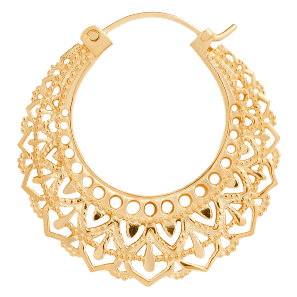Maya Jewelry Manu_YG Earrings Yellow Gold Professional Body Jewlery