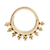 Maya Jewelry Mon_14g38i_YG Septums Yellow Gold Professional Body Jewlery