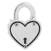 Forever Yours Padlock Heart Ear Weight