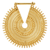 Maya Jewelry QueLg_YG Ear Weights Yellow Gold Professional Body Jewlery