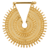 Maya Jewelry QueSm_YG Ear Weights Yellow Gold Professional Body Jewlery